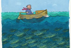 boatmanandfishes by Henry Stahle